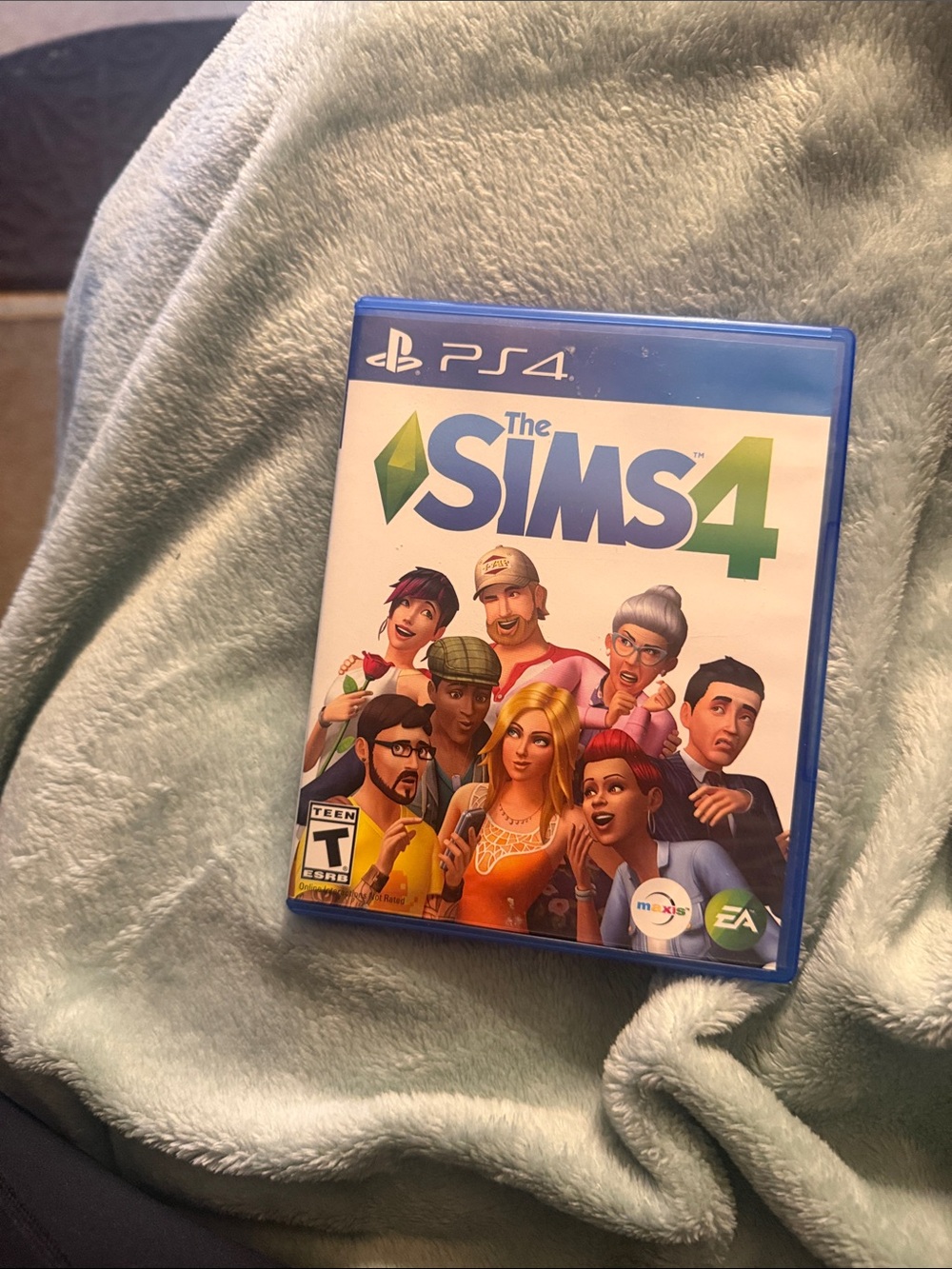 The Sims 4 (PS4) Video Game - Blue Case